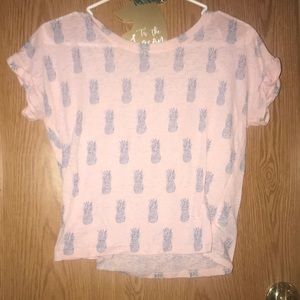 light pink pineapple shirt